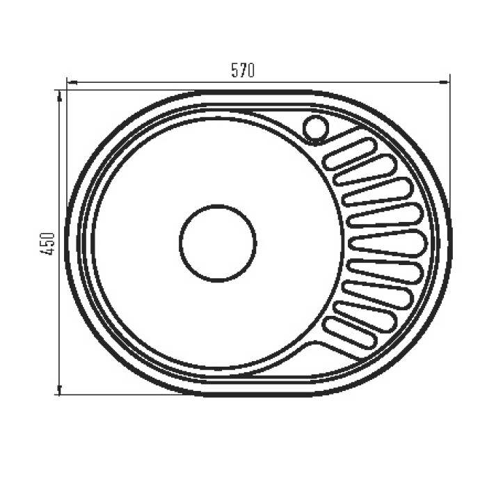 Мийка кухонна Zerix Z5745-06-180MD (micro decor) (ZS0563) Мийка кухонна Zerix Z5745-06-180MD (micro decor) (ZS0563)