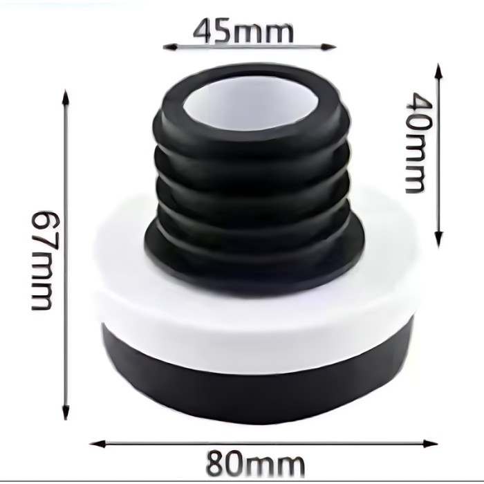 Сполучна муфта для підлогового пісуару Mixxus Premium BEVEL-2303 (MP6682) Сполучна муфта для підлогового пісуару Mixxus Premium BEVEL-2303 (MP6682)