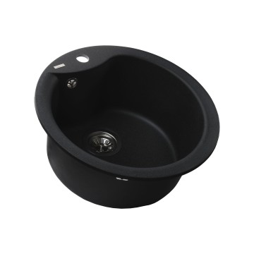 Гранітна мийка Globus Lux ORTA графіт 485мм-А0001