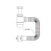 Сифон для умивальника Mixxus SU-05-A 1 1/2"x40 без випуску 40*40/50 (MI8182)
