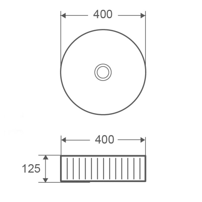 Умивальник накладний керамічний Mixxus Premium Wave-0101 400x400x125mm (MP6491) Умивальник накладний керамічний Mixxus Premium Wave-0101 400x400x125mm (MP6491)