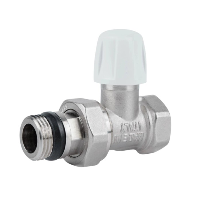 Кран радіаторний Icma 1/2" з антипротіканням прямий без ручки №815+940 Кран радіаторний Icma 1/2" з антипротіканням прямий без ручки №815+940