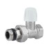 Кран радіаторний Icma 1/2" з антипротіканням прямий без ручки №815+940