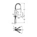 Змішувач для кухні з гнучким виливом Grohe Eurocube (31395DC0)