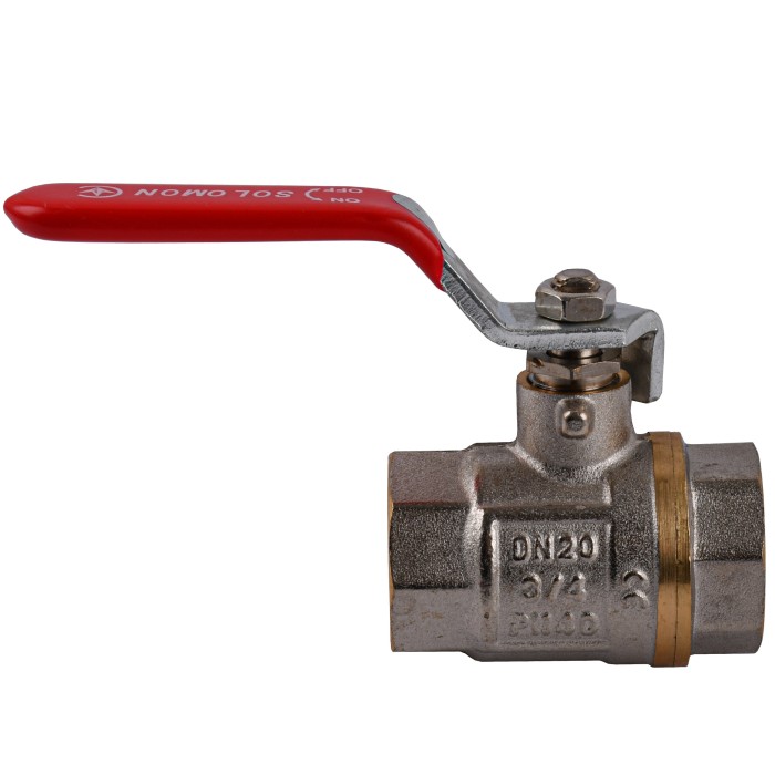 Кран кульовий прямий SOLOMON 3/4″ ВВ КР PN40 B1001 Кран кульовий прямий SOLOMON 3/4″ ВВ КР PN40 B1001