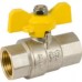 Кран кульовий KARRO   1/2" ВВ (ЖОВТИЙ МЕТЕЛИК) {200/20}