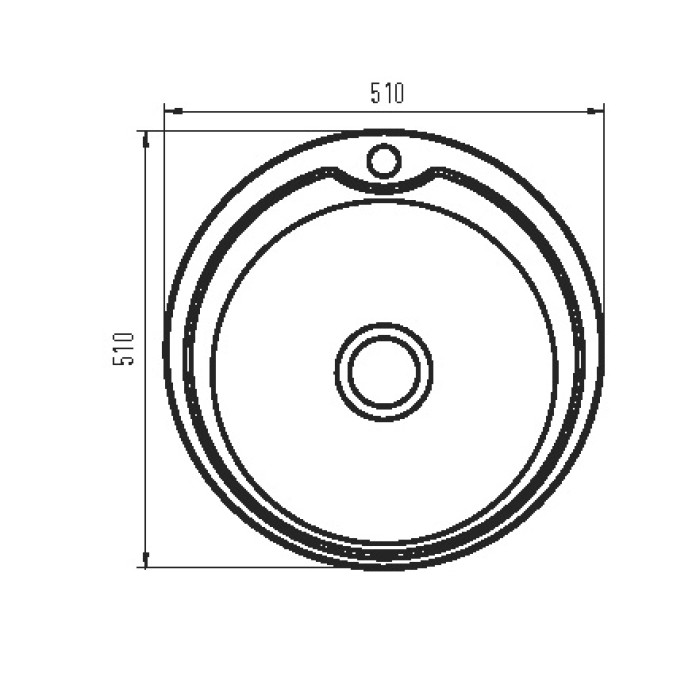 Мийка кухонна Zerix Z510-08-180MD (micro decor) (ZS0561) Мийка кухонна Zerix Z510-08-180MD (micro decor) (ZS0561)