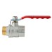 Кран кульовий ГШВ Koer Extreme KE.215-25 - 1" FM ручка "важіль" червона (KR5752)