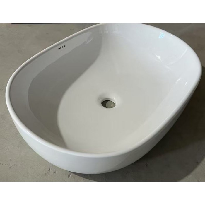 Раковина накладна MIXXUS PREMIUM ELLIPSE-0105 600х400х150mm (MP6563) Раковина накладна MIXXUS PREMIUM ELLIPSE-0105 600х400х150mm (MP6563)