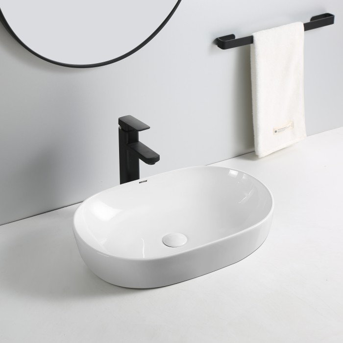 Раковина накладна MIXXUS PREMIUM ELLIPSE-0105 600х400х150mm (MP6563) Раковина накладна MIXXUS PREMIUM ELLIPSE-0105 600х400х150mm (MP6563)
