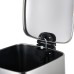 Відро для сміття з плавним закриттям квадратне Zerix Kubix-TC0106 SS Color 6л колір нержавійка (ZX5889)