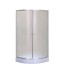 Душова кабіна з низьким піддоном Mixxus PLAIN SCT02-90x90x195-FB SATIN матове скло 4мм (MI6896)