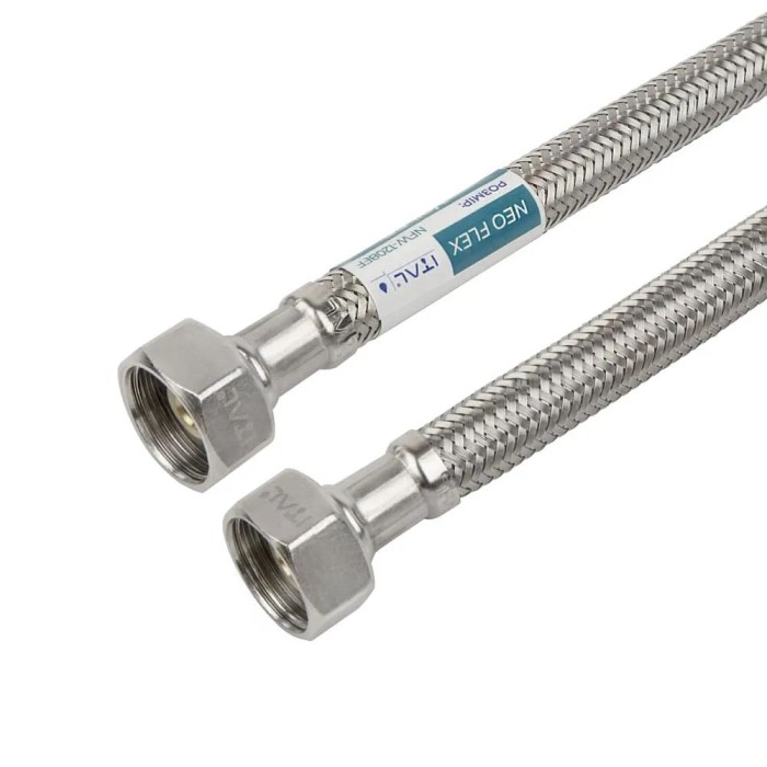 Шланг для води NEO FLEX ITAL Ø 1/2" 0.4 м ВВ {250} Шланг для води NEO FLEX ITAL Ø 1/2" 0.4 м ВВ {250}