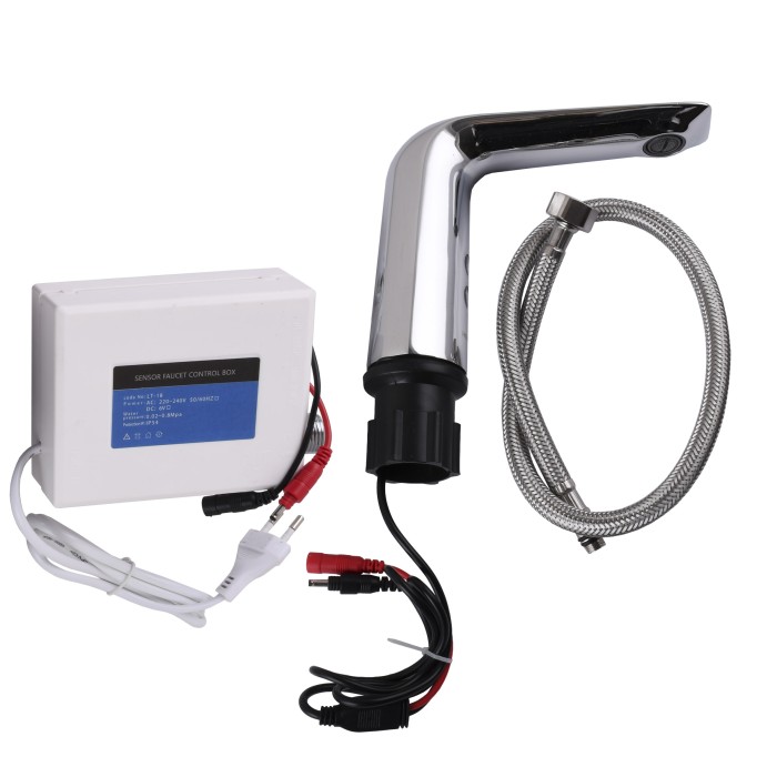 Кран сенсорний для умив-ка HOTEC 19.105-DC/AC (220V/6V) Кран сенсорний для умив-ка HOTEC 19.105-DC/AC (220V/6V)