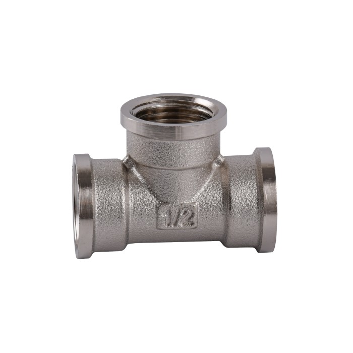 Трійник 1/2″ВЗВ нікельований NT336S OPTIMUM Трійник 1/2″ВЗВ нікельований NT336S OPTIMUM