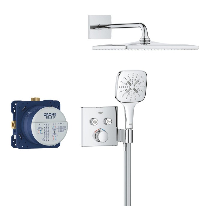 Душова система прихованого монтажу з термостатом Grohe Grohtherm SmartControl (34865000) Душова система прихованого монтажу з термостатом Grohe Grohtherm SmartControl (34865000)