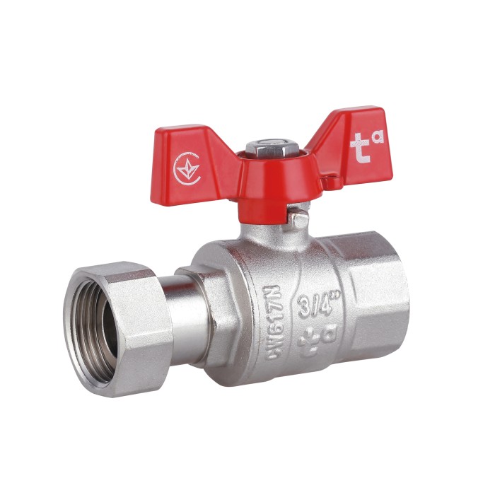 Кран кульовий з накидною гайкою Thermo Alliance Forte 3/4" ВР для води прямий SF260W20 Кран кульовий з накидною гайкою Thermo Alliance Forte 3/4" ВР для води прямий SF260W20