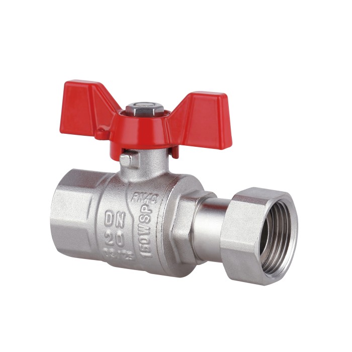 Кран кульовий з накидною гайкою Thermo Alliance Forte 3/4" ВР для води прямий SF260W20 Кран кульовий з накидною гайкою Thermo Alliance Forte 3/4" ВР для води прямий SF260W20