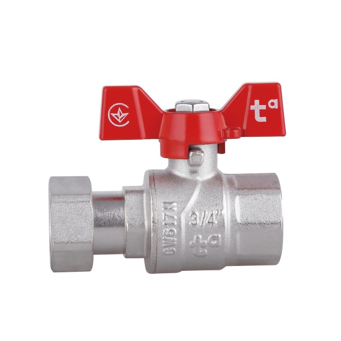 Кран кульовий з накидною гайкою Thermo Alliance Forte 3/4" ВР для води прямий SF260W20 Кран кульовий з накидною гайкою Thermo Alliance Forte 3/4" ВР для води прямий SF260W20