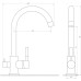Змішувач для кухні під осмос Globus Lux LAZER GLLR-0333-11-GRAPHITE