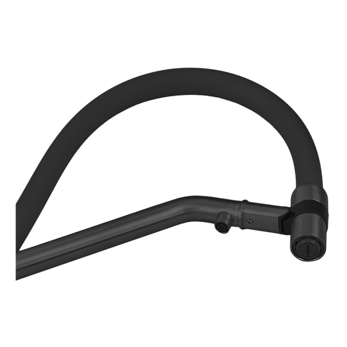Змішувач для кухні з силіконовим виливом Zerix MAG-021 Black Refl.Black з нерж. сталі SUS304 з виходом для пит.води (ZX6006) Змішувач для кухні з силіконовим виливом Zerix MAG-021 Black Refl.Black з нерж. сталі SUS304 з виходом для пит.води (ZX6006)