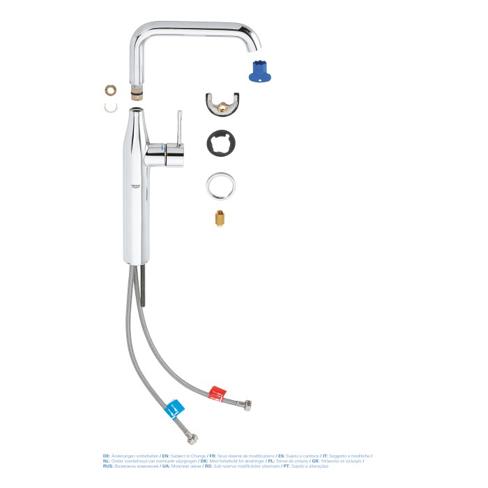 Змішувач на стільницю для раковини XL-розміру Grohe Essence New (32901001) Змішувач на стільницю для раковини XL-розміру Grohe Essence New (32901001)