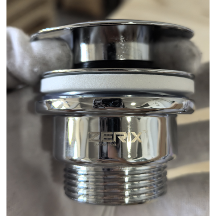Донний клапан для раковини Zerix BV-03 1 1/4'' універсальний (з/без перел) СLICK-СLACK (Колір хром) (ZX6019) Донний клапан для раковини Zerix BV-03 1 1/4'' універсальний (з/без перел) СLICK-СLACK (Колір хром) (ZX6019)