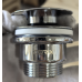 Донний клапан для раковини Zerix BV-03 1 1/4''  універсальний (з/без перел) СLICK-СLACK (Колір хром) (ZX6019)