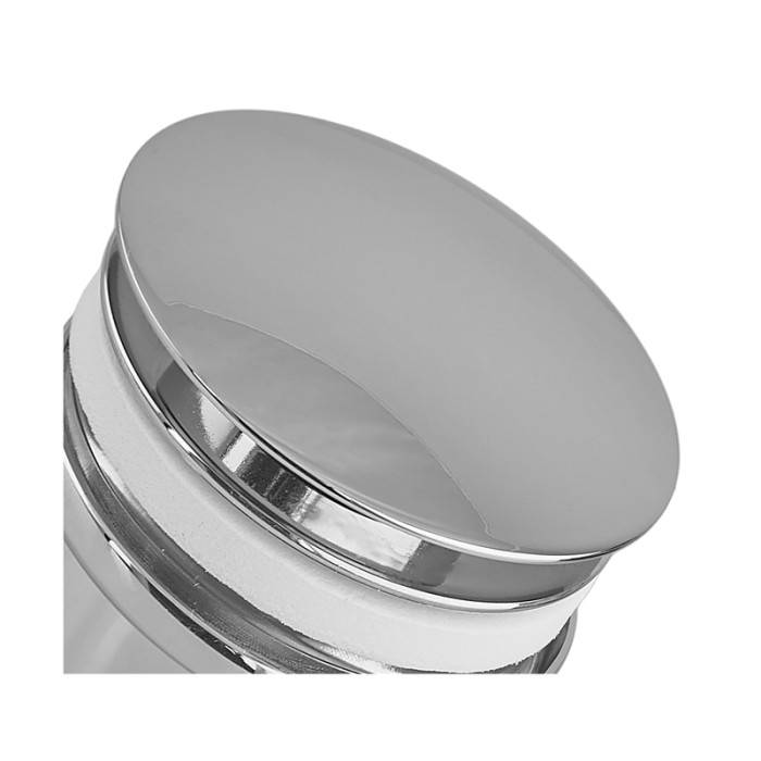 Донний клапан для раковини Zerix BV-03 1 1/4'' універсальний (з/без перел) СLICK-СLACK (Колір хром) (ZX6019) Донний клапан для раковини Zerix BV-03 1 1/4'' універсальний (з/без перел) СLICK-СLACK (Колір хром) (ZX6019)