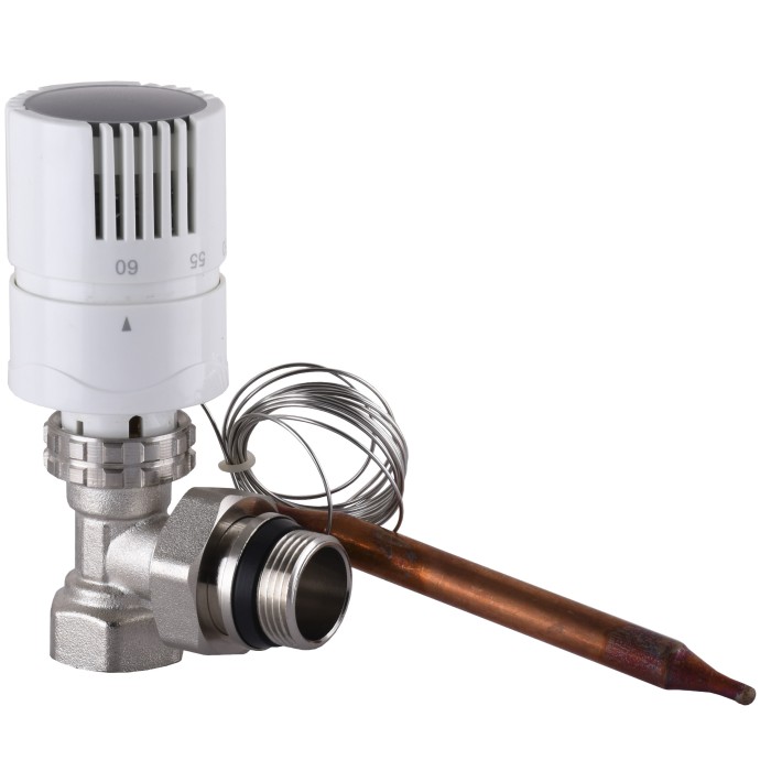 Вузол пiдмiшування з термоголовкою ECO 01A-5 3/4″х3/4″ кутовий Вузол пiдмiшування з термоголовкою ECO 01A-5 3/4″х3/4″ кутовий