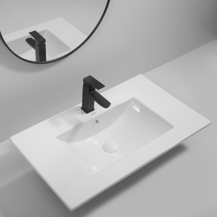 Раковина меблева Mixxus Premium CUBIC-1503 810х460х170mm з отвором під змішувач та переливом (MP6497) Раковина меблева Mixxus Premium CUBIC-1503 810х460х170mm з отвором під змішувач та переливом (MP6497)