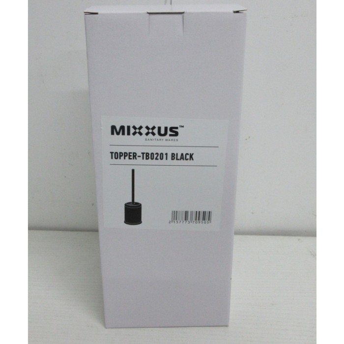Йоржик для унітазу підлоговий Mixxus Topper-TB0201 Black колір чорний (MI7095) Йоржик для унітазу підлоговий Mixxus Topper-TB0201 Black колір чорний (MI7095)