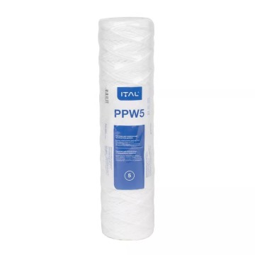 Картридж із поліпропіленової нитки ITAL PPW 2,5"x10" 5 мкм (PPW50IT)