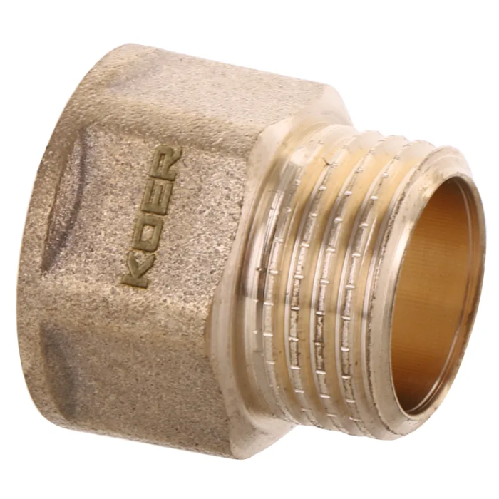 Подовжувач KOER WM.E06-15.WN - 1/2 "-15мм Без нікелю (KR3009) Подовжувач KOER WM.E06-15.WN - 1/2 "-15мм Без нікелю (KR3009)