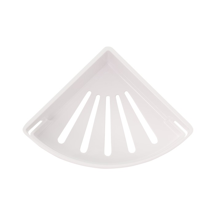 Полиця кутова Qtap Police пластикова QTPL01 White Полиця кутова Qtap Police пластикова QTPL01 White