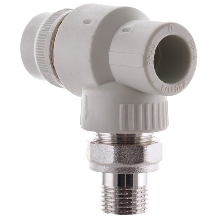 Кран термостатичний кутовий PPR 20x1/2 Koer K0149.PRO (KP0189) Кран термостатичний кутовий PPR 20x1/2 Koer K0149.PRO (KP0189)