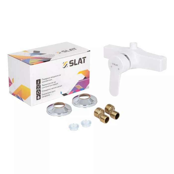 Змішувач для душу SLAT SLT-C003W Змішувач для душу SLAT SLT-C003W