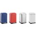 Відро для сміття з плавним закриттям квадратне Mixxus Style-TC0106 SS Color 6л колір наржавійка (MI7092)