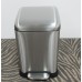 Відро для сміття з плавним закриттям квадратне Mixxus Style-TC0106 SS Color 6л колір наржавійка (MI7092)