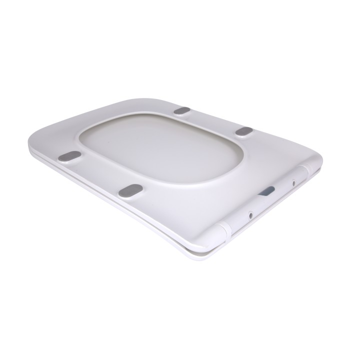 Сидіння для унітаза підлогового (Aries) 445×360×30 мм, White, з мікроліфтом? Slim Duroplast, Quick Release QT03228302W3 Qtap Сидіння для унітаза підлогового (Aries) 445×360×30 мм, White, з мікроліфтом? Slim Duroplast, Quick Release QT03228302W3 Qtap