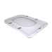 Сидіння для унітаза підлогового (Aries) 445×360×30 мм, White, з мікроліфтом? Slim Duroplast, Quick Release QT03228302W3 Qtap
