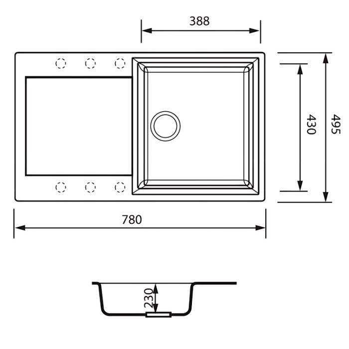 Мийка кухонна Zerix ZS-7950S-13 Графитная (ZX4585) Мийка кухонна Zerix ZS-7950S-13 Графитная (ZX4585)