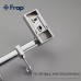 Вішалка Frap F1815-4 на 4 рухомих гачка 284 мм з 2-ма накладками, білий/хром