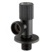 Кран кутовий кераміка SOLOMON EXCLUSIVE 1/2″X3/4″ 989 BB (BLACK/BLACK) ( 1шт.)