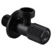 Кран кутовий кераміка SOLOMON EXCLUSIVE 1/2″X3/4″ 989 BB (BLACK/BLACK) ( 1шт.)