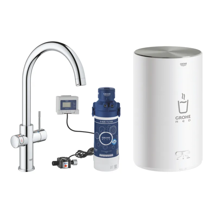 Змішувач і бойлерна система M-розміру Grohe Red II (30083001) Змішувач і бойлерна система M-розміру Grohe Red II (30083001)