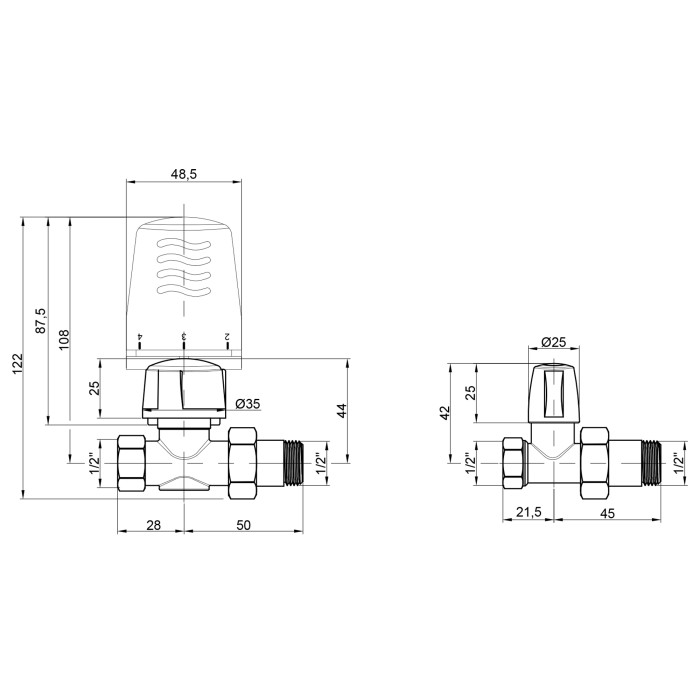 Термокомплект Icma 3/4" прямий № KIT L 1100+775+815 Термокомплект Icma 3/4" прямий № KIT L 1100+775+815