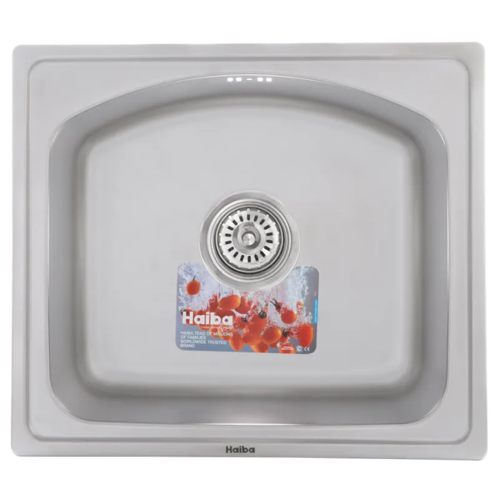 Мийка кухонна HAIBA 48x42 (satin) (HB0531) Мийка кухонна HAIBA 48x42 (satin) (HB0531)