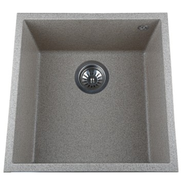 Гранітна мийка Globus Lux AMMER пiдстiльна, мигдаль 440 х 440 мм