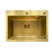 Мийка Mixxus MH5843 Micro Decor Brushed Gold (3.0/0.8) з нерж. сталі (колір матове золото) (MI8218)